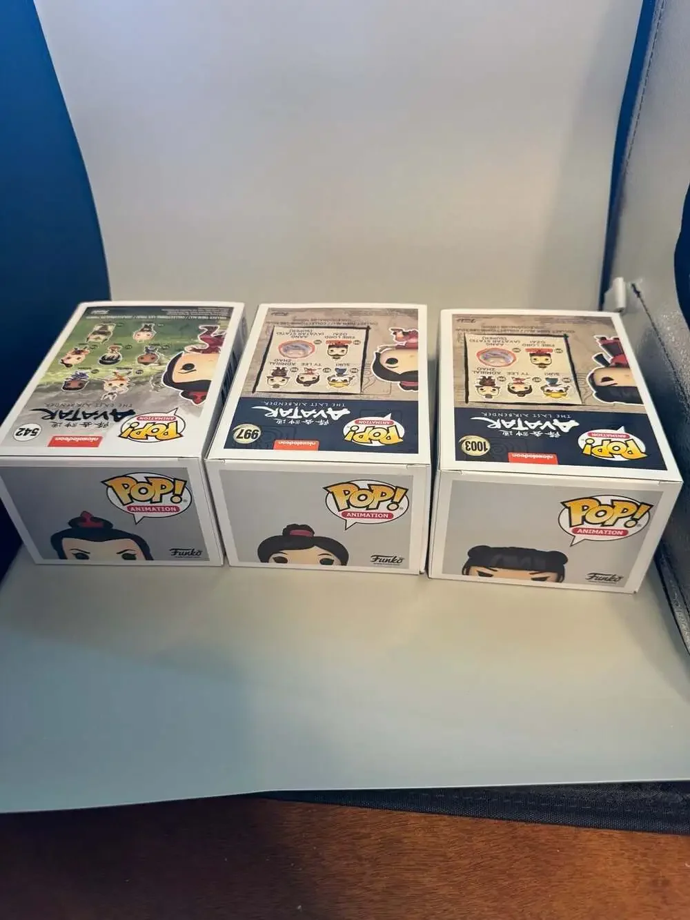 Funko Pop! Animation Avatar: The Last Airbender Azula #542, Ty Lee #997, and Mai